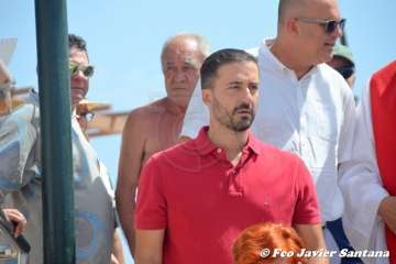 Misa y procesión terrestre-marítima de la playa de Ojos de Garza (Foto TA)